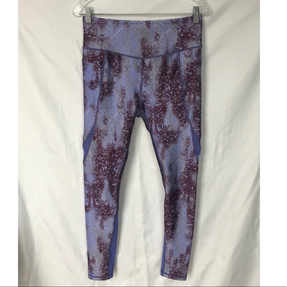 CALIA Essentials Printed Zipper Pocket Aged Culture High Waisted Legging